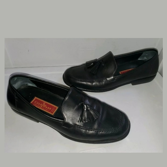 Cole Haan Leather Tassle Dress Shoes 10m - Picture 2 of 8